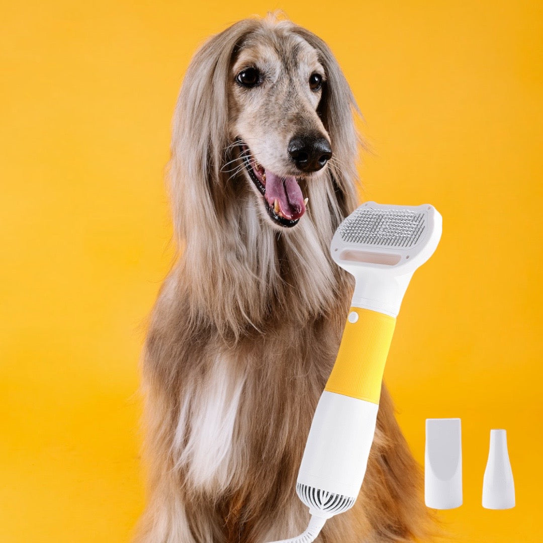 Low Noise Grooming Pet Hair Dryer & Styling Brush